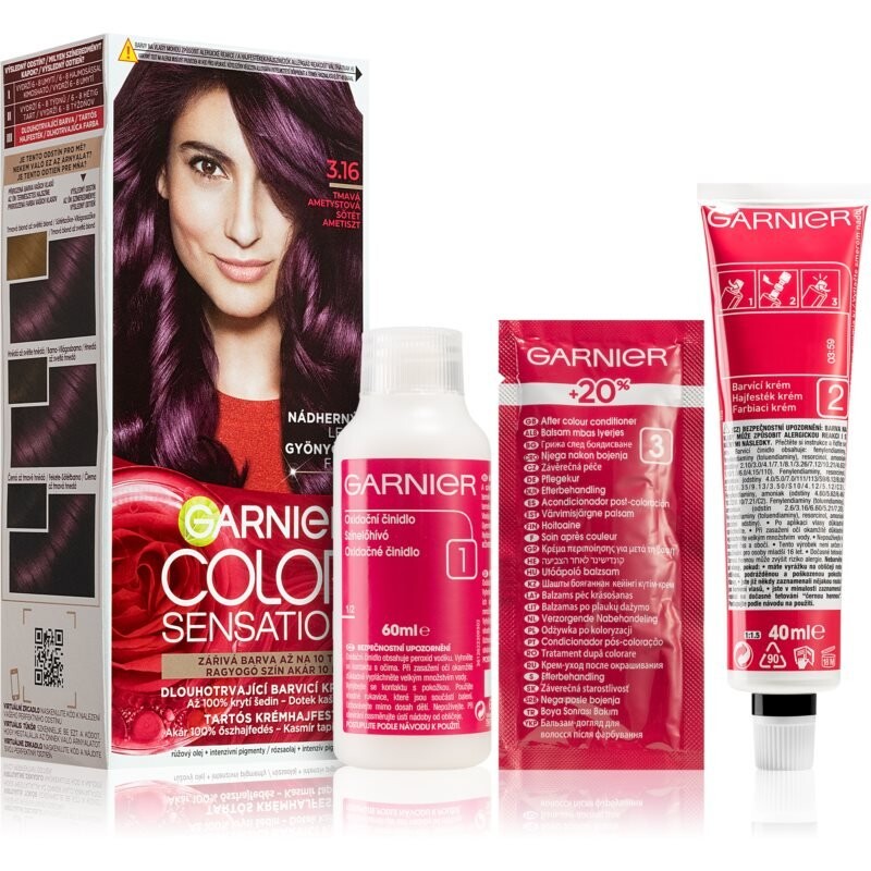 

Краска для волос Garnier Color Sensation оттенок 3.16 Deep Amethyste