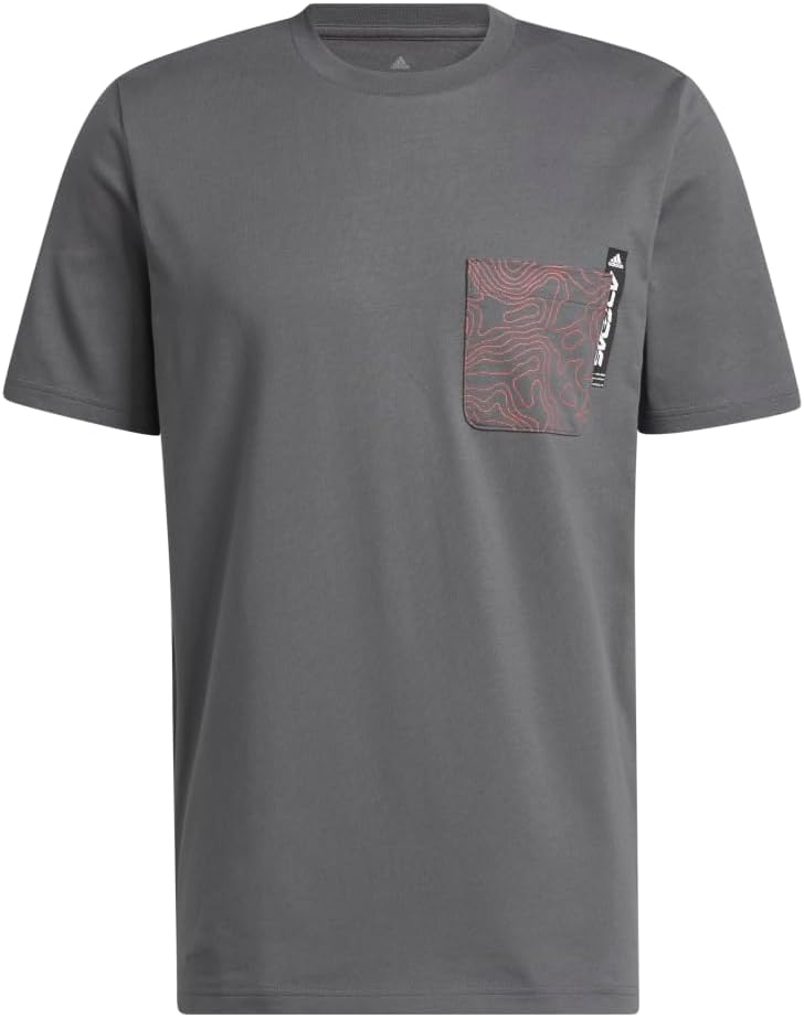 Мужская футболка City Escape Graphic Pocket Short Sleeve T-Shirt ENC41 Adidas, серый