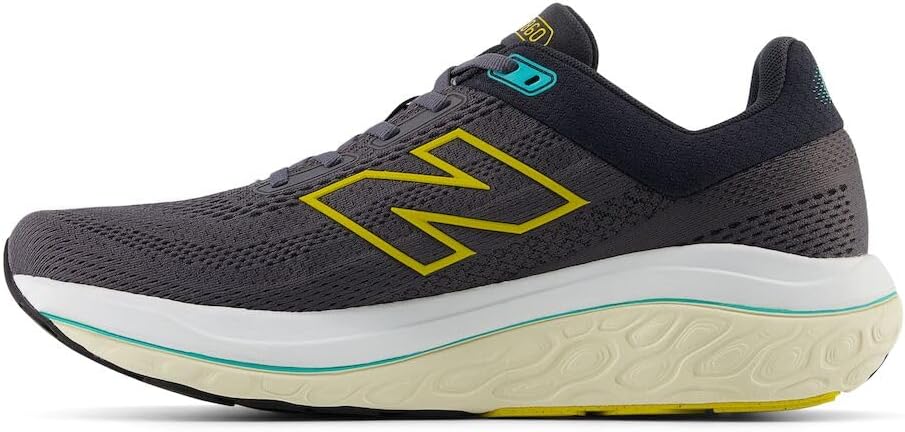 Мужские кроссовки New Balance Fresh Foam X 860 V14, Magnet/Ginger Lemon/Cyber Jade — фото 2