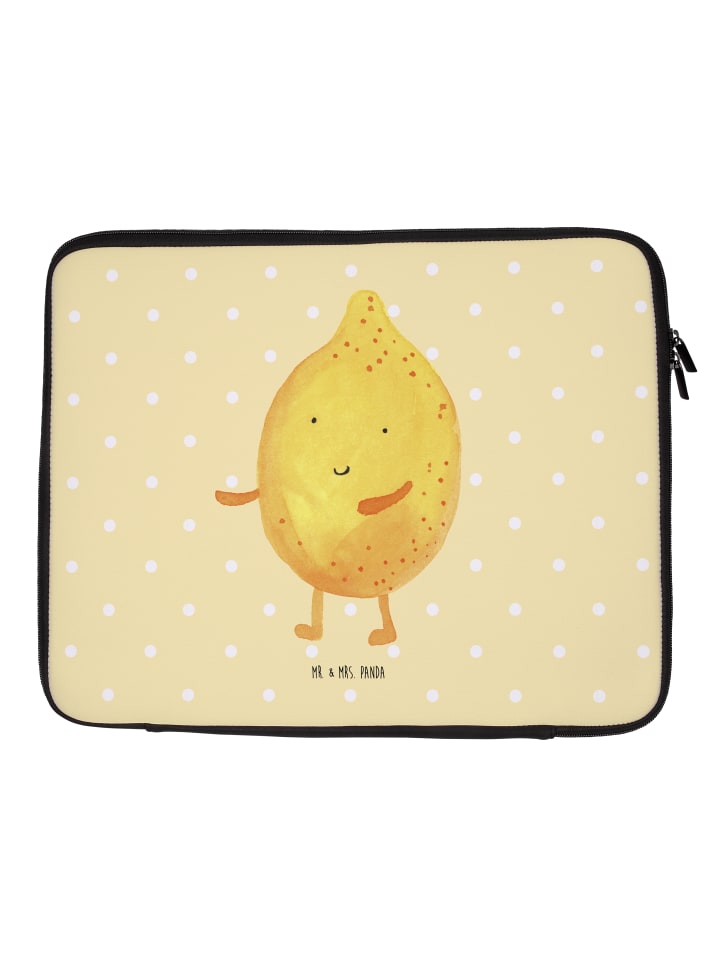 

Mr. & Mrs. Panda Сумка для ноутбука Best Friends Lemon без слов, пастельно-желтого цвета