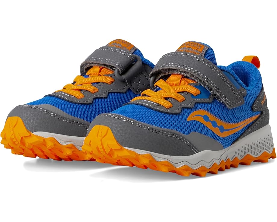 

Кроссовки Saucony Kids Peregrine Shield KDZ A/C Sneakers, цвет Blue/Orange