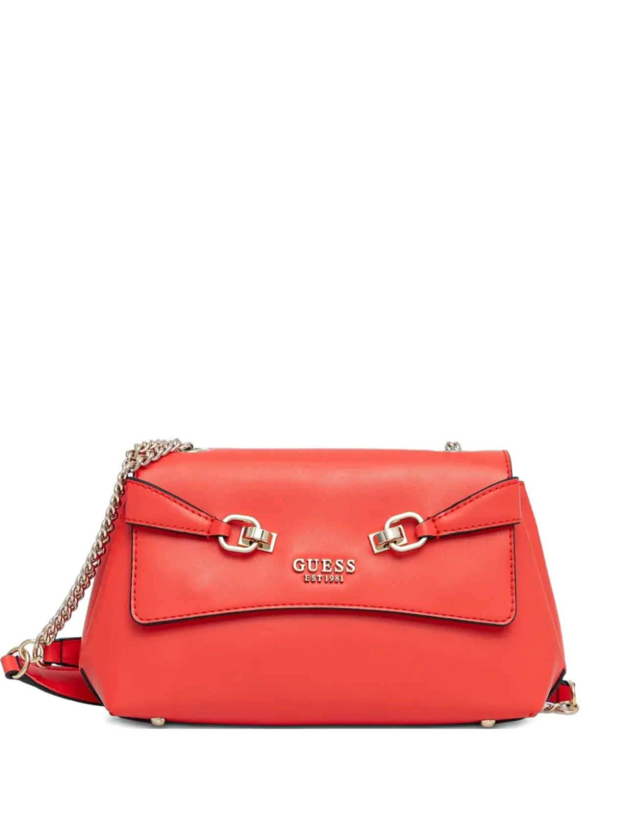 

Сумка через плечо с цепочным ремешком и клапаном GUESS USA, красный
