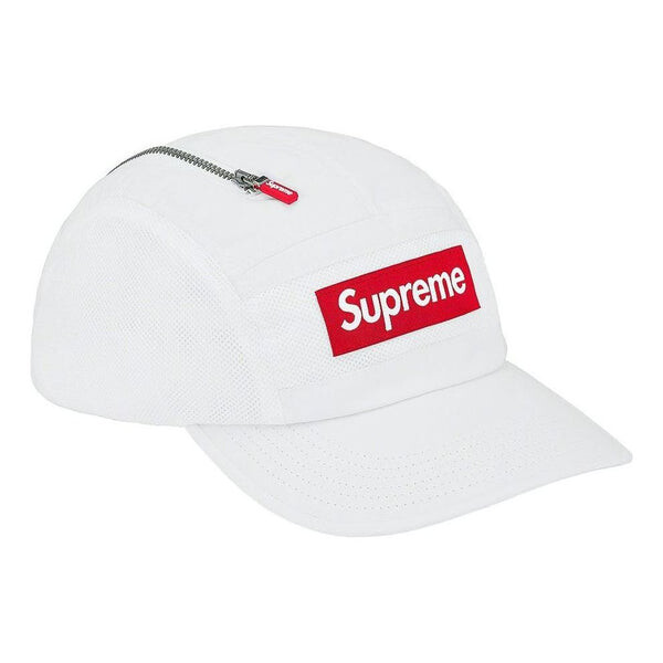 

Бейсболка zip mesh camp cap 'white red' Supreme, белый