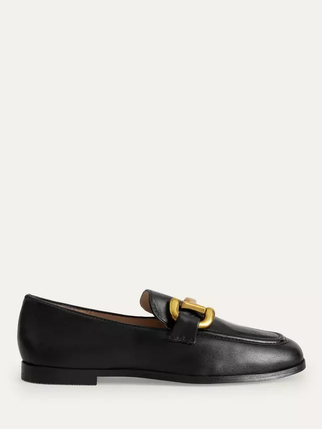 Лоферы Boden Iris Snaffle Trim Leather, черный