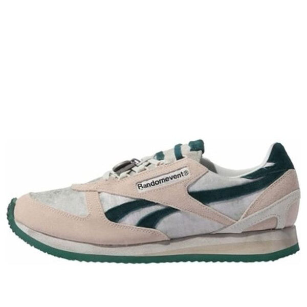 

Кроссовки classic leather x randomevent 'creamwhite green' Reebok, белый