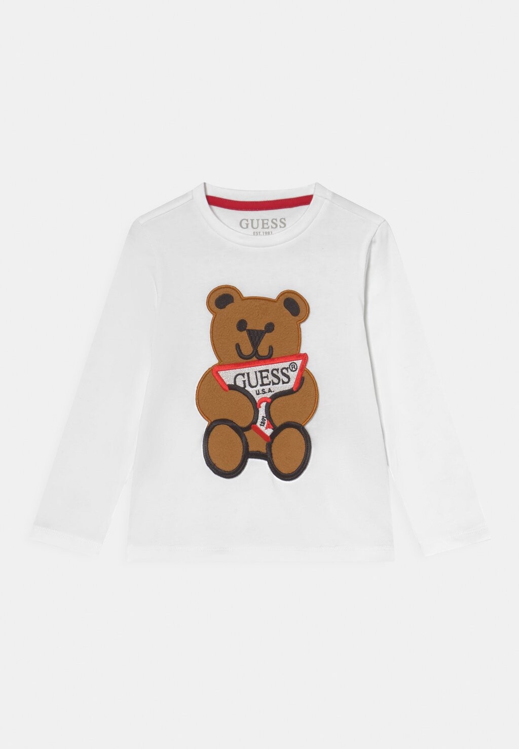 

Футболка с длинным рукавом Core Guess, цвет true white