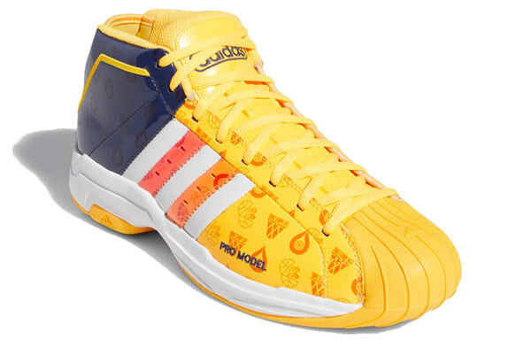 Кроссовки pro модель 2g Adidas, желтый — фото 3