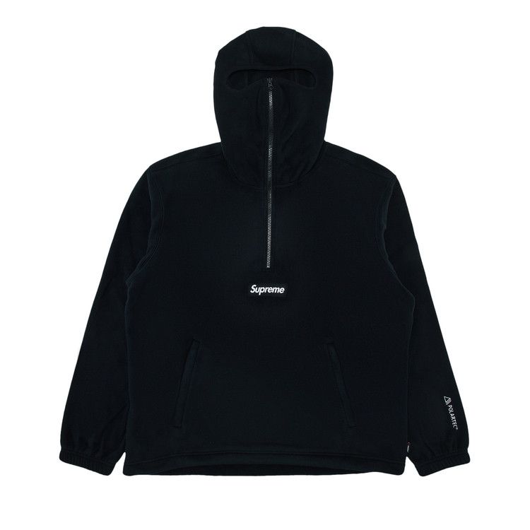 

Толстовка Supreme Polartec Facemask Half Zip Hooded Sweatshirt, Black
