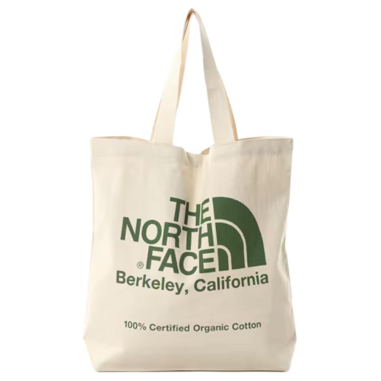 

THE NORTH FACE Хлопковая сумка-шоппер, White & Green