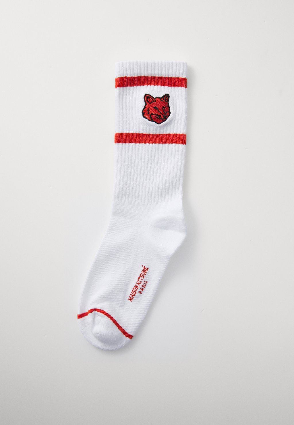 

Носки BOLD FOX HEAD SPORTY SOCKS UNISEX Maison Kitsuné, белый