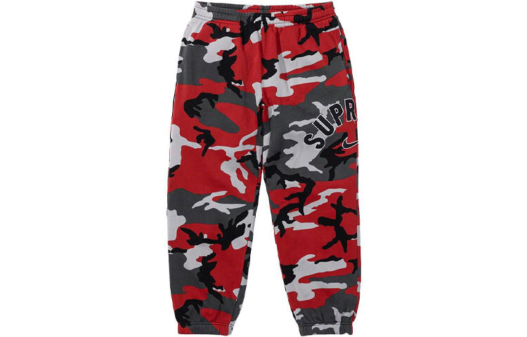 Спортивные штаны унисекс Supreme Nike, фиолетовый — фото 2