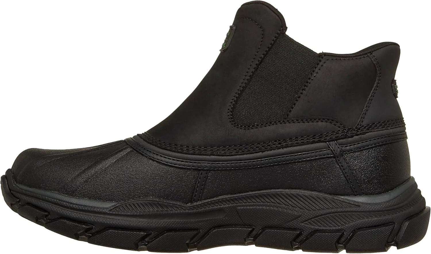 Мужские водонепроницаемые ботинки-слипоны Skechers Herren John Deere Men's Slip-ins Midcut Chelsea Duckboot с резиновой подошвой Goodyear, Black — фото 3
