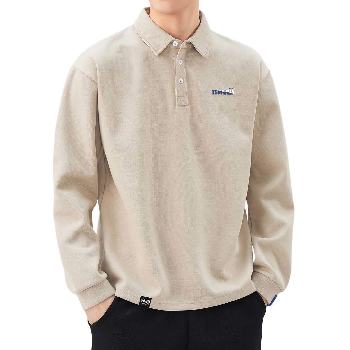 

Свитшот Leisure Collection Unisex Jeep, оранжевый fleece-lined