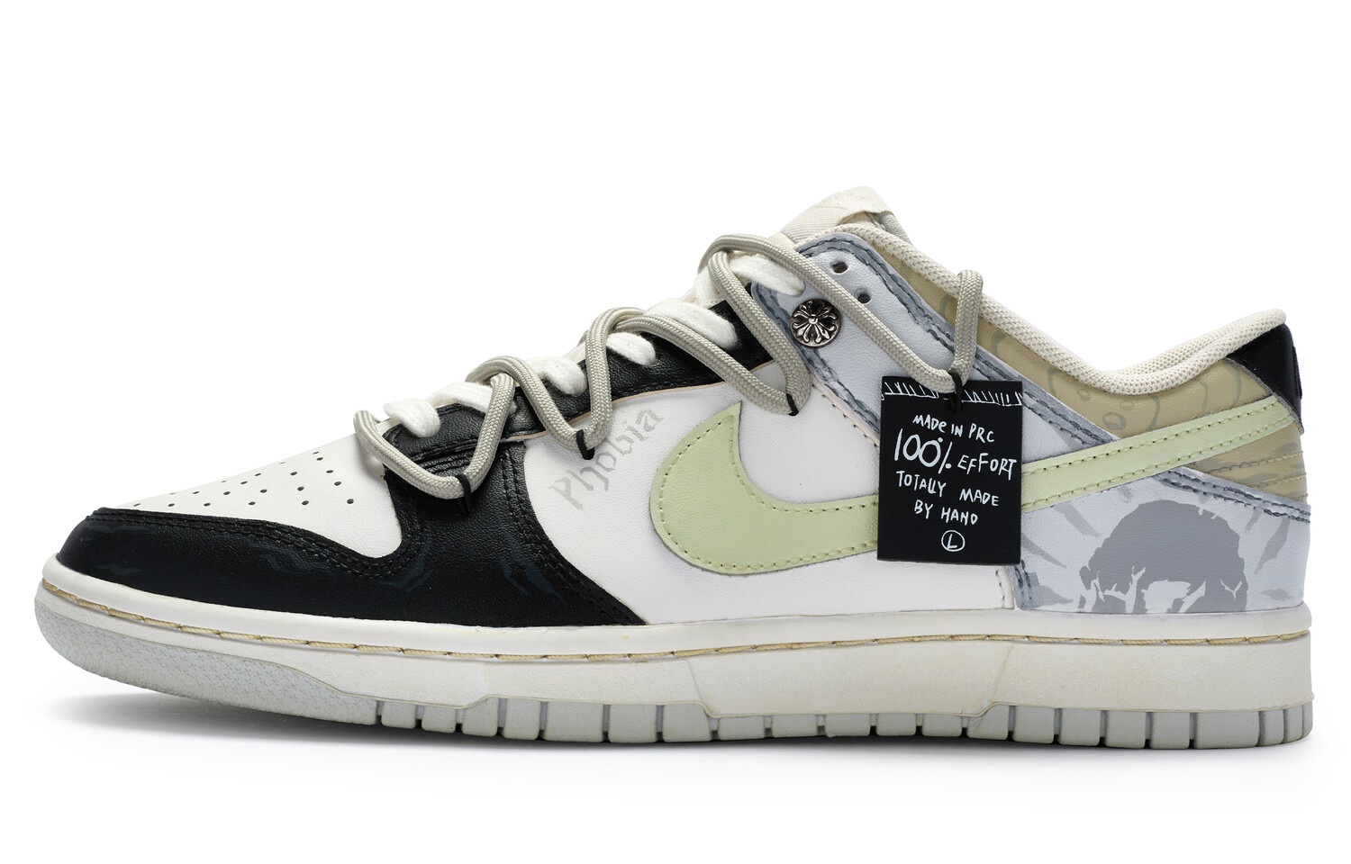 

Кроссовки Nike Dunk Skateboard Shoes Men Low-Top Black White Gray