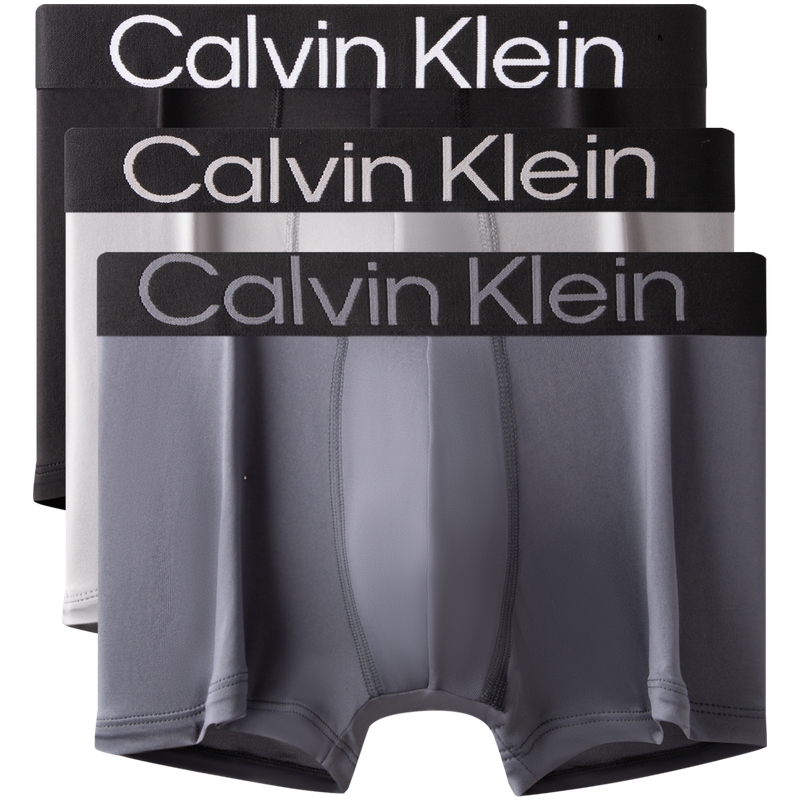 Трусы мужские, 3 шт Calvin Klein, y1b-space черный/розовый розовый/sunny mountain синий — фото 4