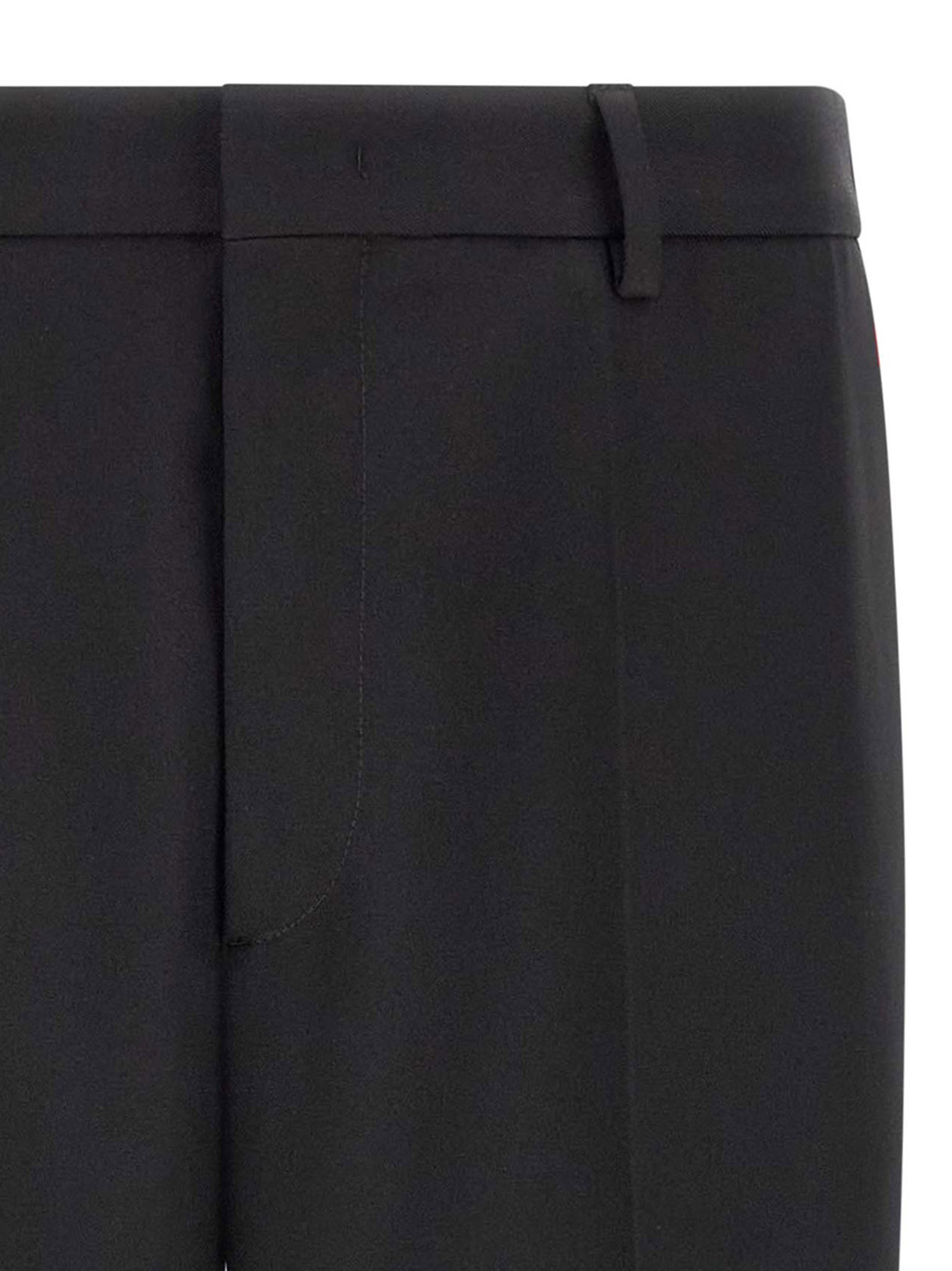 Брюки из технической габардины JIL SANDER, черный — фото 3