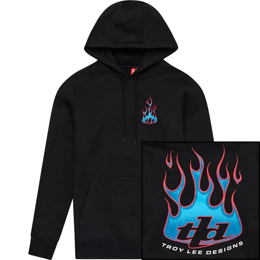 Подорванная толстовка подростка Troy Lee Designs, Black