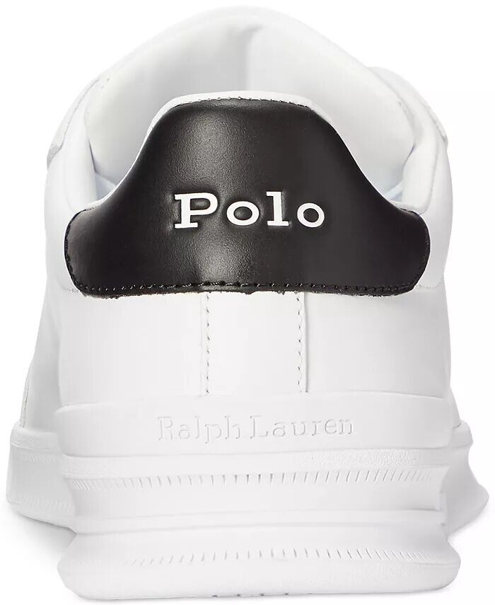 Мужские кожаные кроссовки Heritage Court II Polo Ralph Lauren, белый — фото 3