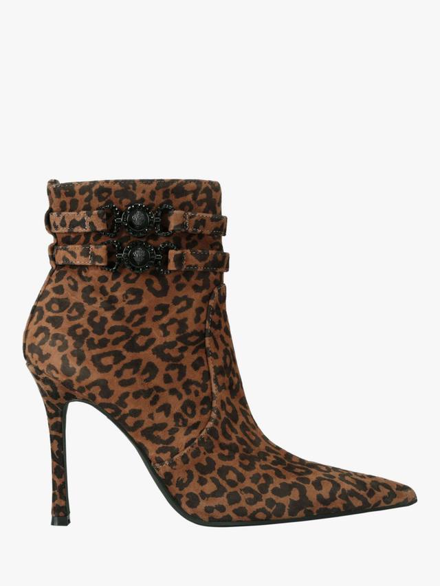 Mansion ботинки до щиколотки из замши с леопардовым принтом Kurt Geiger London