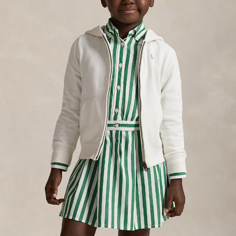 Свитшот Kids' Polo Ralph Lauren, белый — фото 4