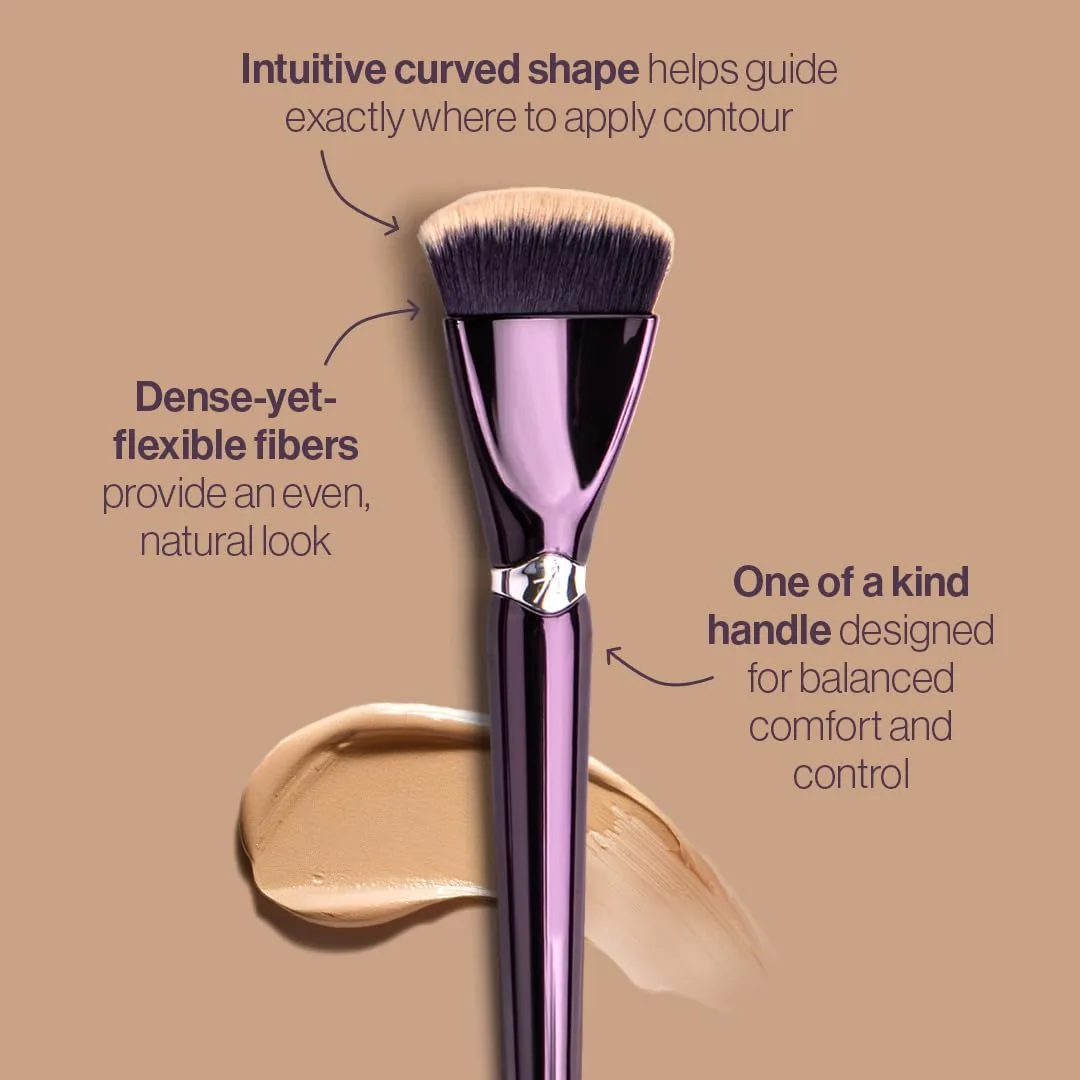Кисть для контурирования Anisa Beauty Crescent | Мягкие плотные волокна для моделирования, нанесения кремовых и пудровых бронзеров | Веганский продукт, не тестируется на животных — фото 3