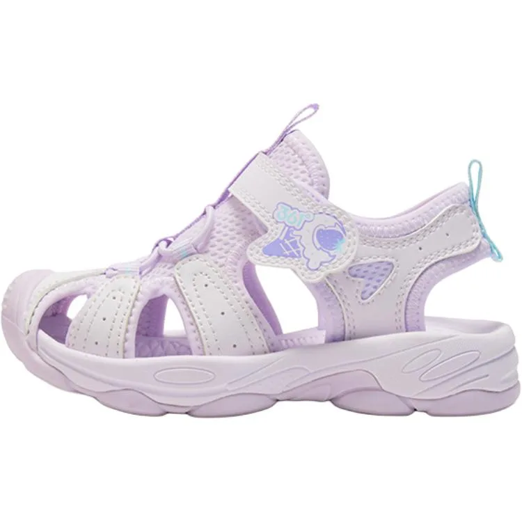 361°KIDS Детские сандалии с противоскользящей и износостойкой подошвой, фиолетовые, для детей 3-7 лет