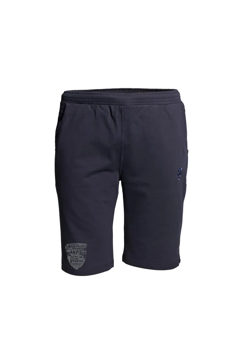 

AHORN SPORTSWEAR шорты "CAMPING" со спортивным принтом на штанине, синий