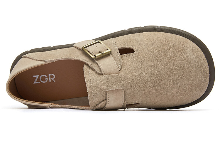 Туфли женские повседневные Women's Casual Shoes Women's Low-Top Zgr, темно-коричневый — фото 4