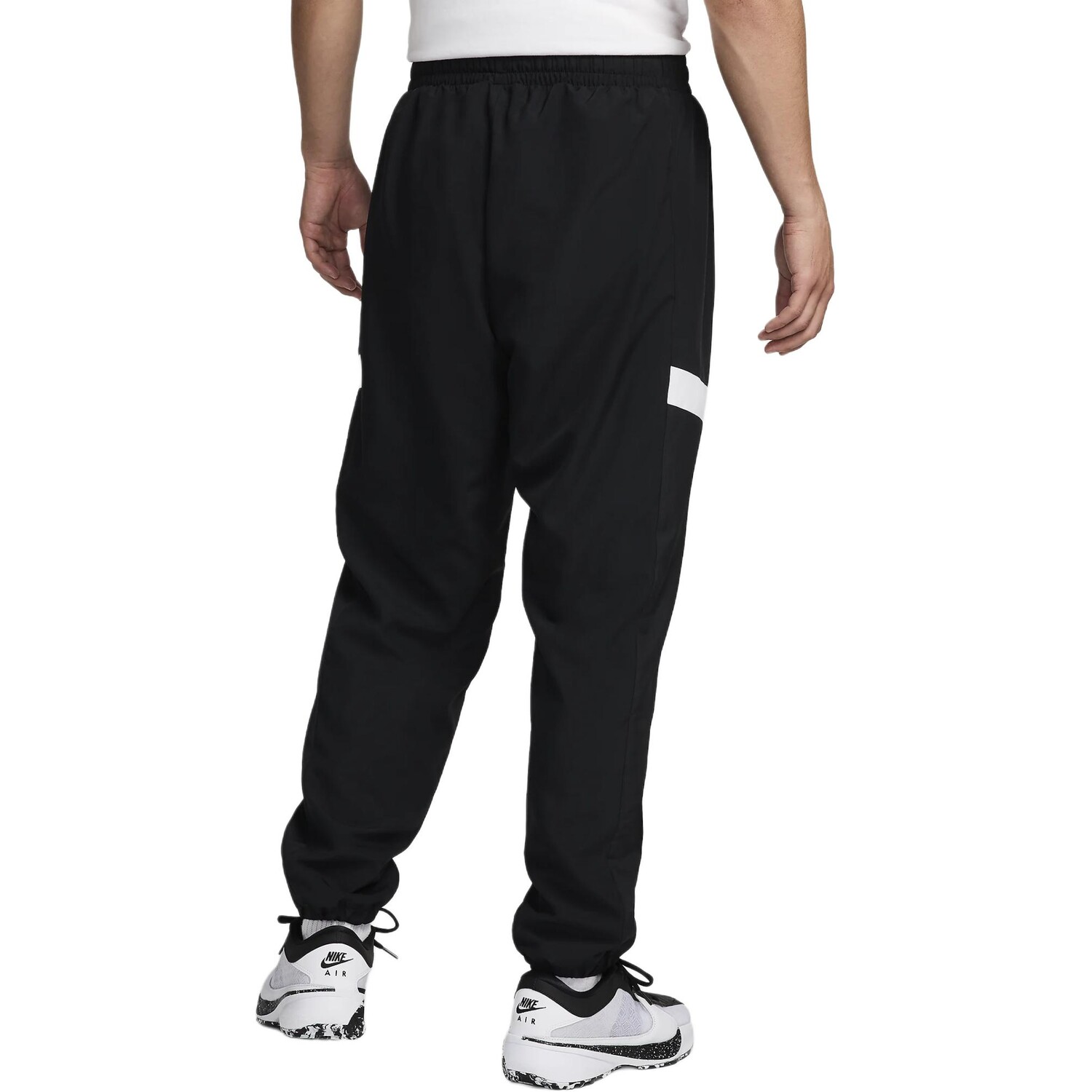 Icon Повседневные брюки мужские черные/черные/белые/белые Nike, черный/белый — фото 2