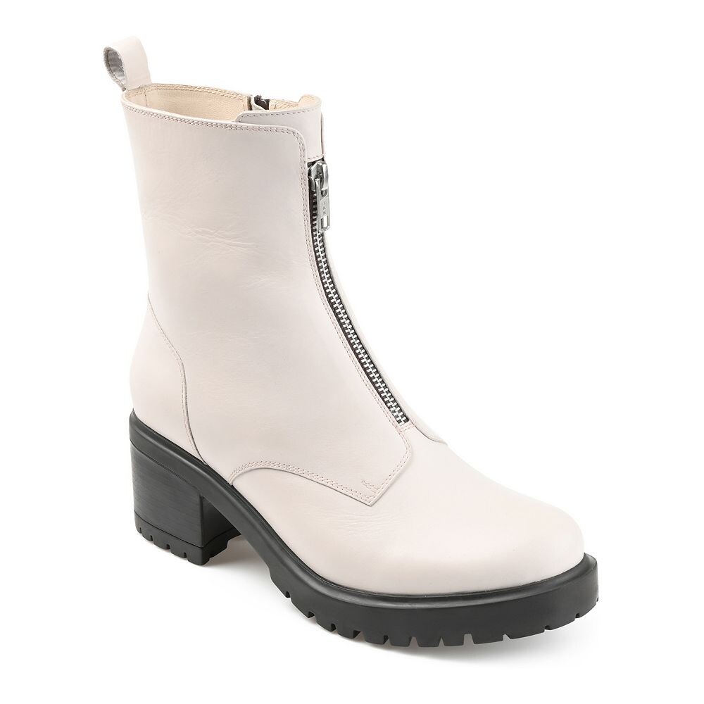 

Женские кожаные ботильоны Journee Signature Norrah Tru Comfort Foam, цвет Bone