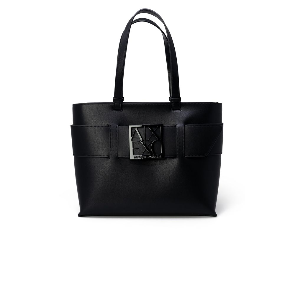 

Черная полиэтиленовая сумка Armani Exchange
