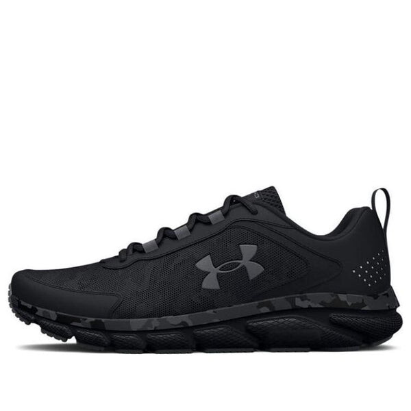

Кроссовки charged assert 9 'triple black' Under Armour, черный