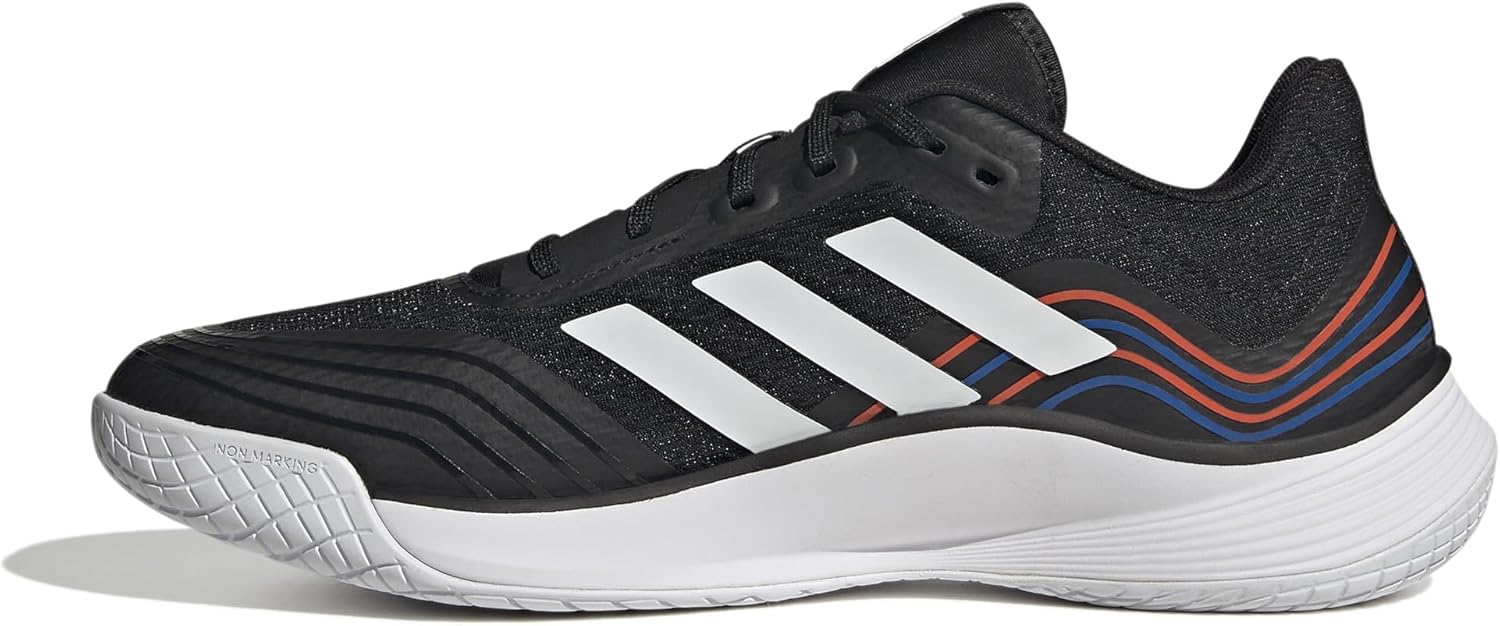Мужские кроссовки Adidas Novaflight Sustainable, белый/черный/красный — фото 4