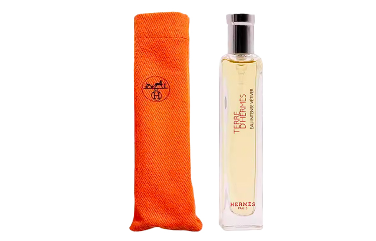 Мужская парфюмированная вода Hermes Terre d'Hermes Eau Intense Vetiver в чехле, 15 мл — фото 2