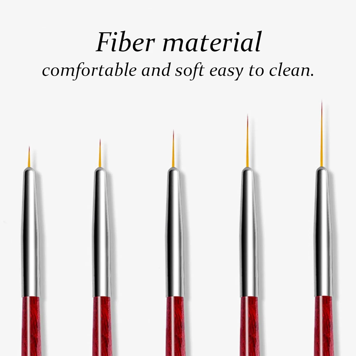 Набор кистей для нейл-арта, 5 шт. Ldabrye — фото 4