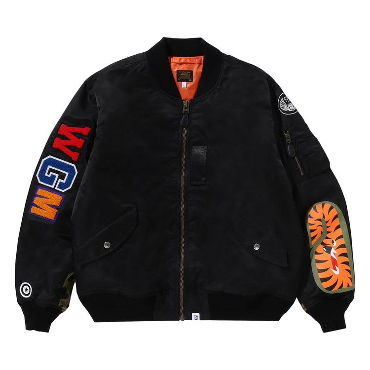 

Куртка BAPE Shark MA-1 Bomber Jacket, Black
