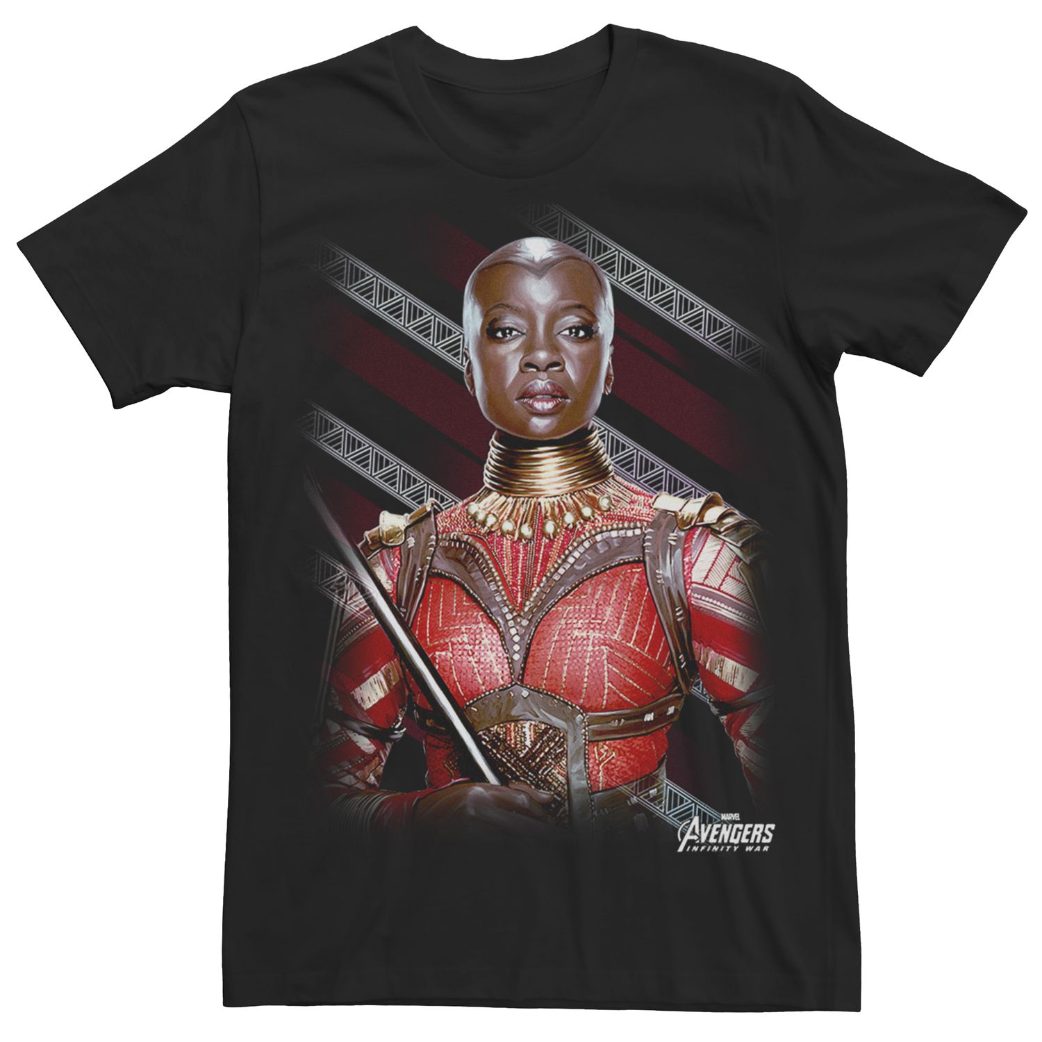 

Мужская футболка Black Panther Okoye Licensed Character