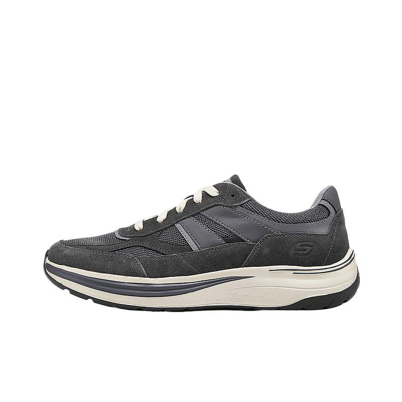 

Дышащие и легкие низкие кроссовки DECKLAN, мужские серые Skechers, Gray