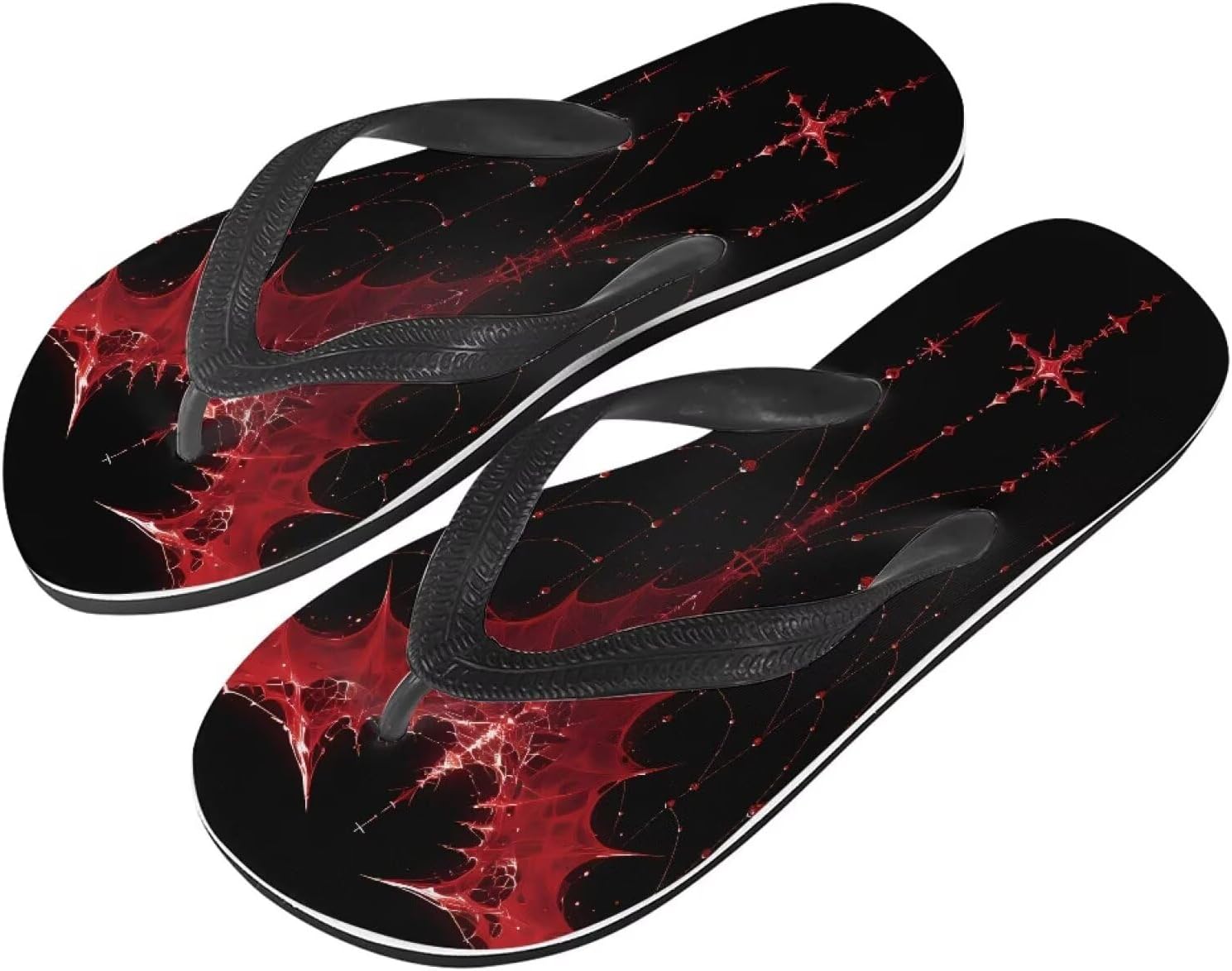 

Сандалии Semiouray Men Hawaii с геометрическим дизайном, легкие вьетнамки, Рождественские с Санта-Клаусом, унисекс, ортопедические пляжные шлепанцы, Gothic Bat