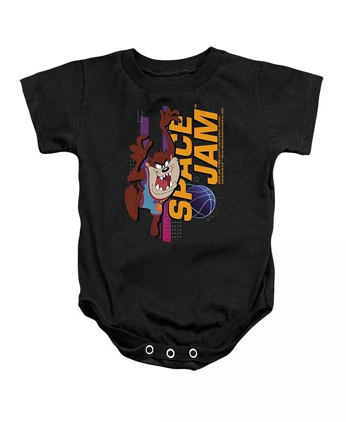 

Комбинезон-стойка Baby Taz для маленьких девочек Space Jam 2, черный