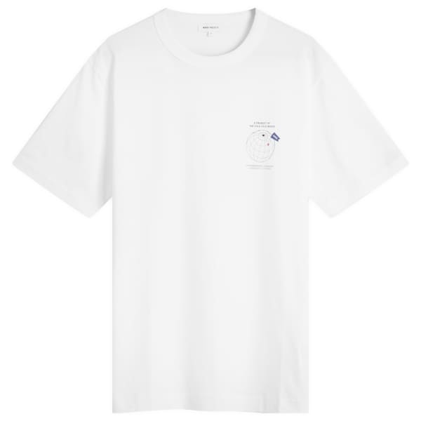 

Футболка с принтом Holger Globe Norse Projects, белый