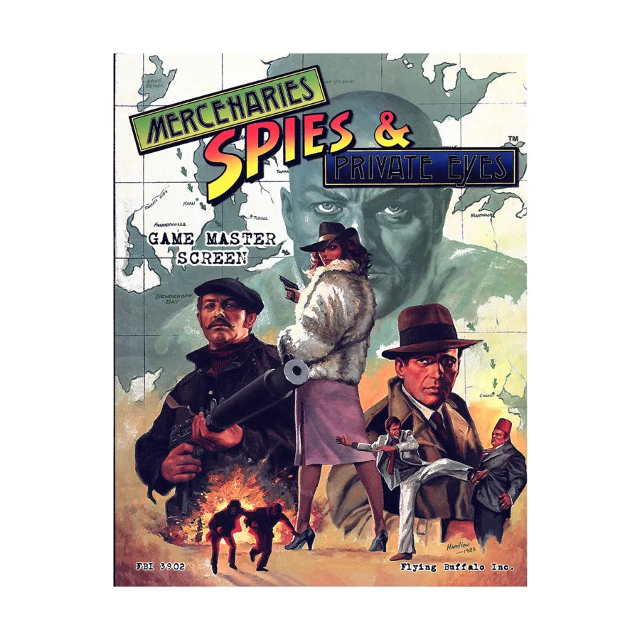 

Мастер-экран игры, Mercenaries, Spies, & Private Eyes