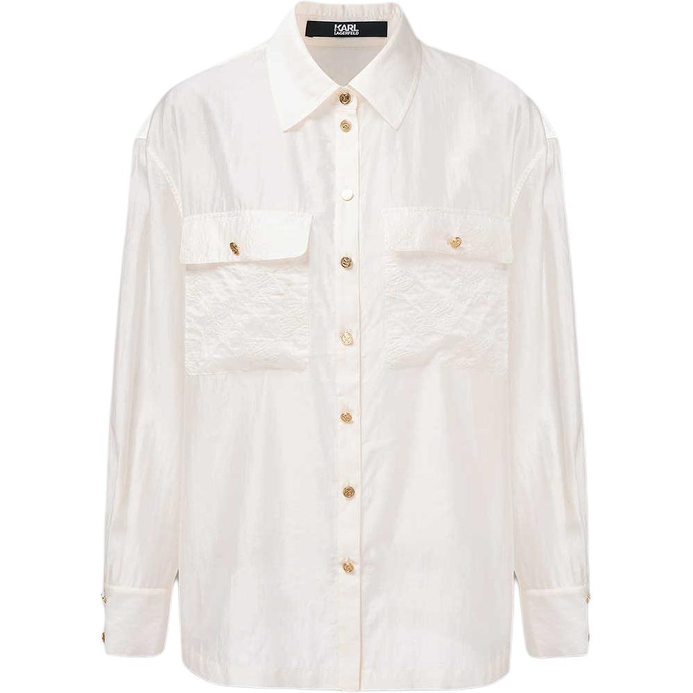 

Рубашка KARL LAGERFELD FW25 женская KARL LAGERFELD / Karl Lagerfeld Jeans, белый