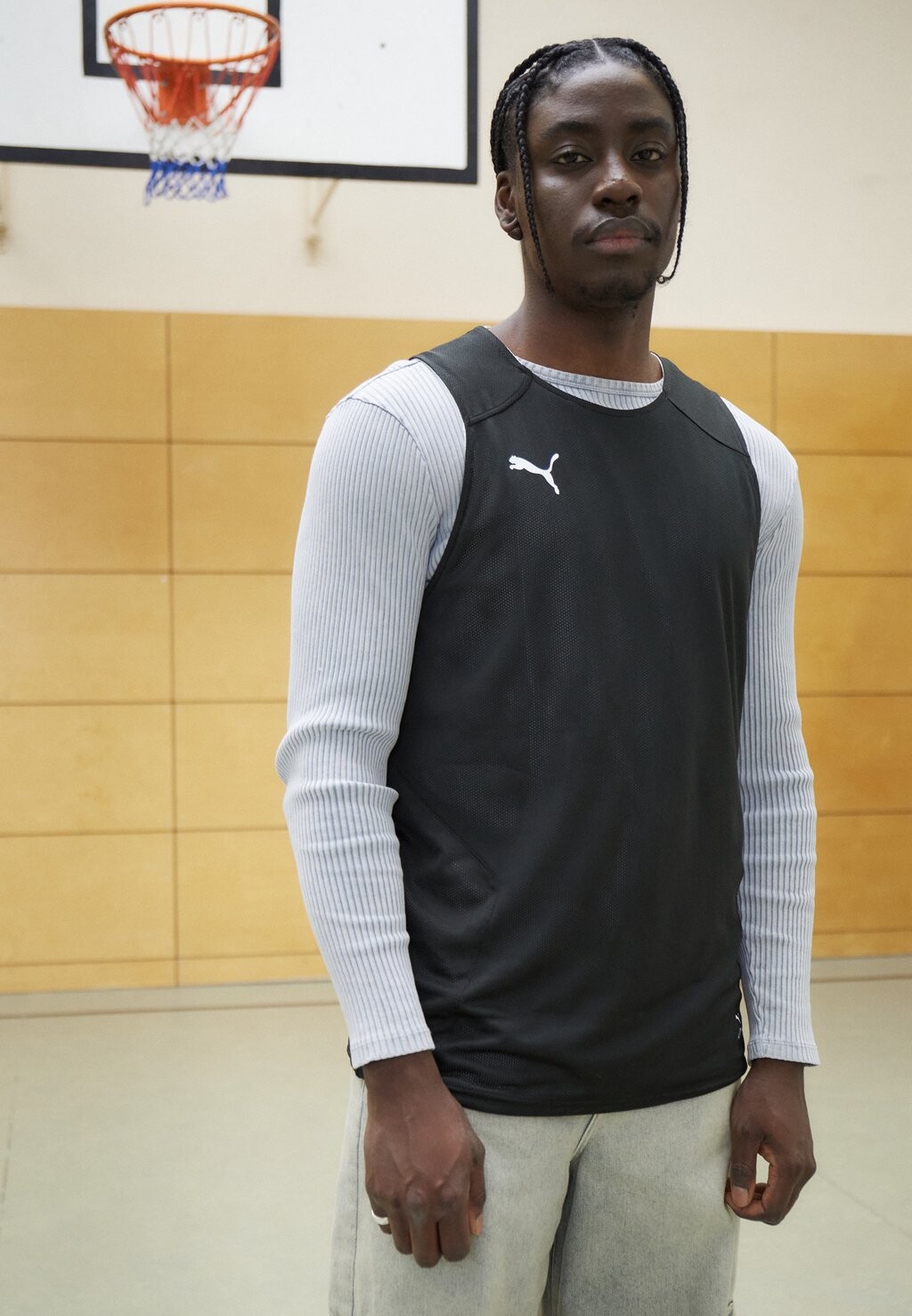 

Верх ДЖЕРСИ HOOPS TEAM PRACTICE Puma, черный