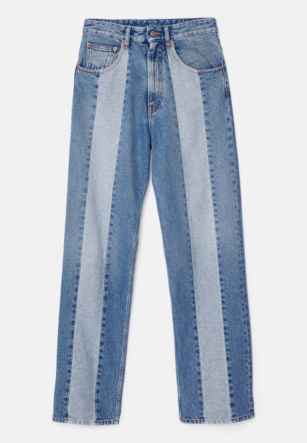 

Джинсы свободного кроя POCKET TROUSERS MM6 Maison Margiela, синий деним