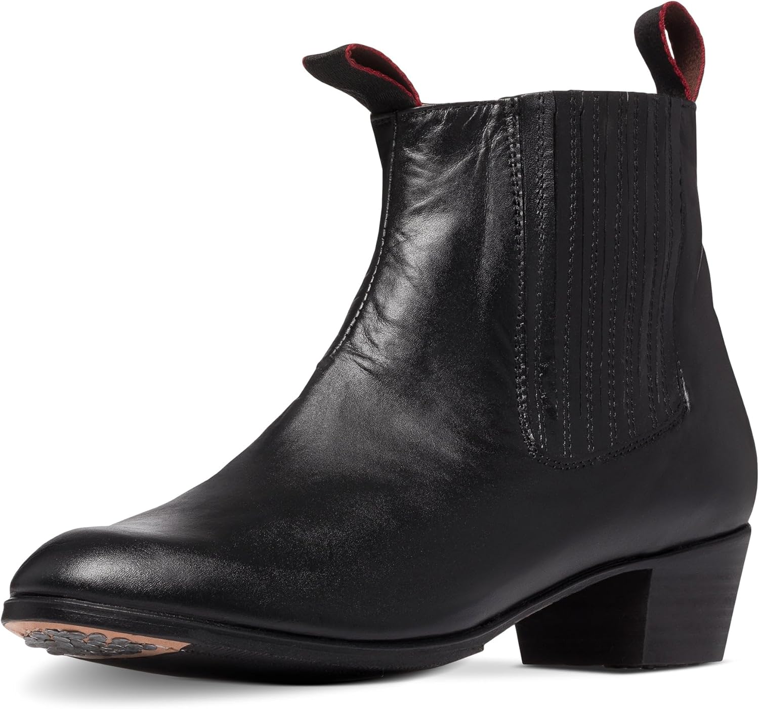 

Мужские танцевальные ботинки Colonial 127 Folklorico Flamenco с декоративными гвоздями, кожаные, на каблуке 5 см, черный