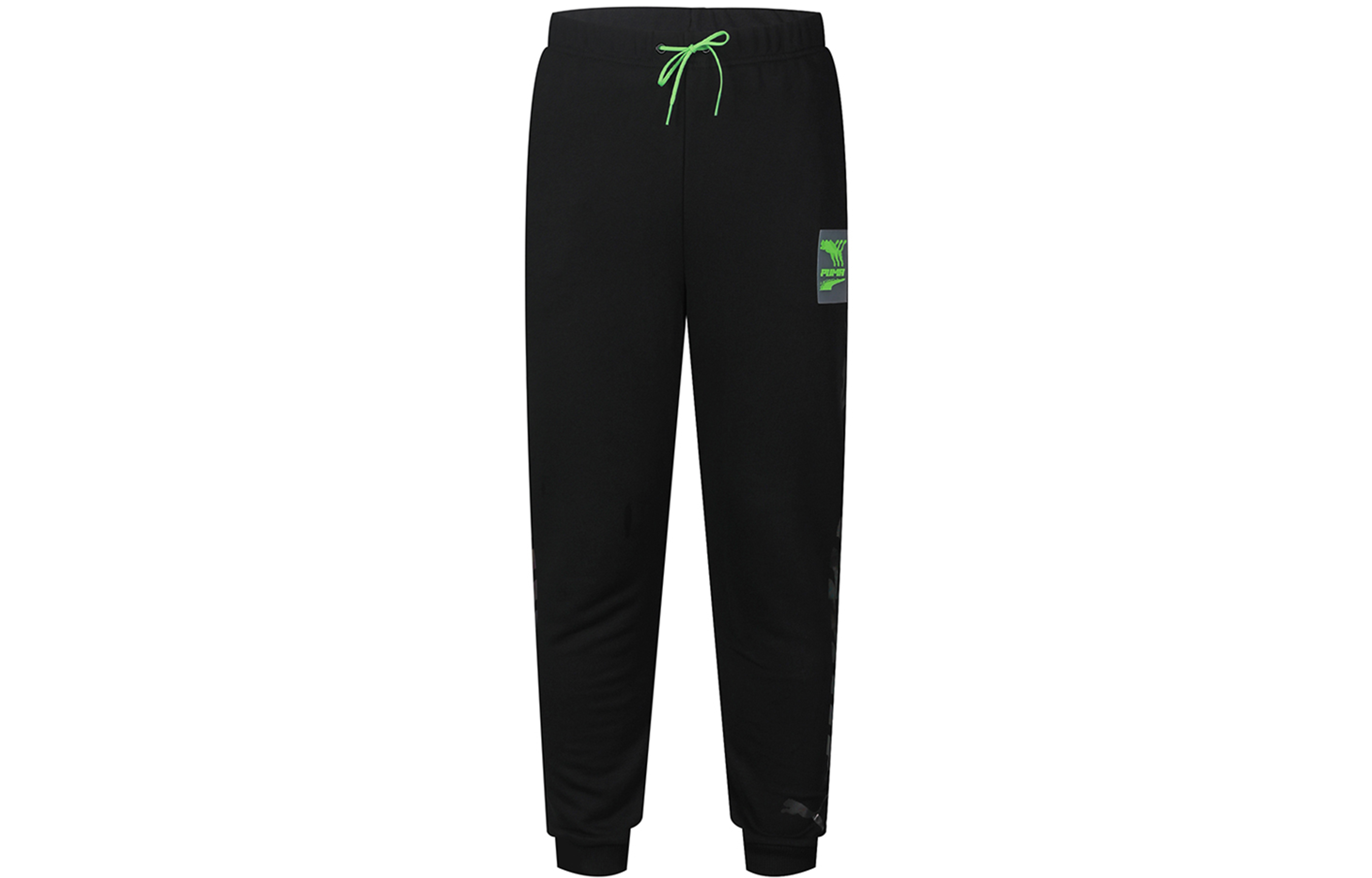 

Женские трикотажные спортивные штаны Puma, цвет Black/Green