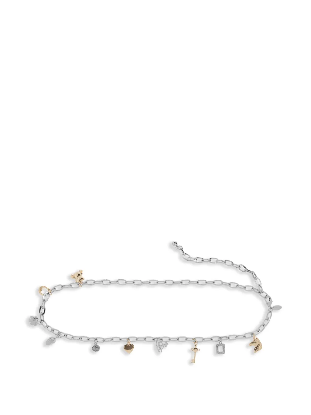 

Ремень Charm Vivienne Westwood, серебряный