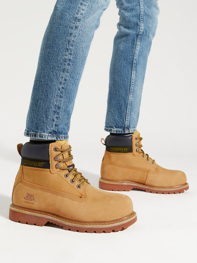 Ботильоны на шнуровке CAT Footwear Holton 708214, коричневый — фото 3