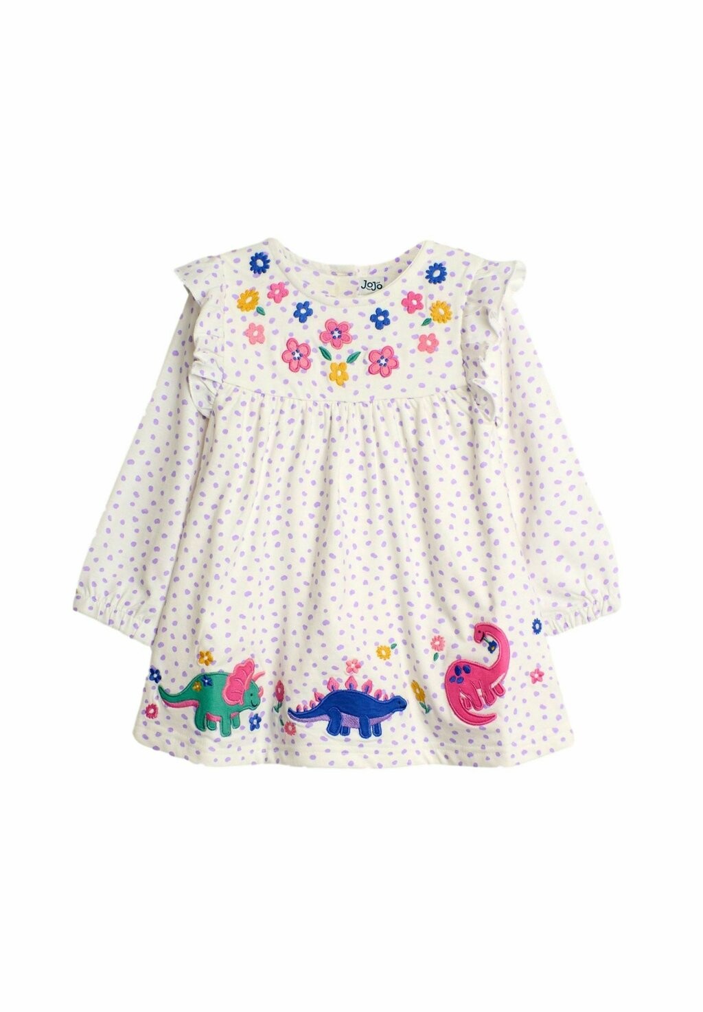 

Рубашка с длинным рукавом DINO APPLIQUE, REGULAR FIT JoJo Maman Bébé, бежевый